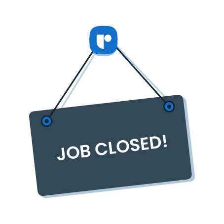 Job Closed 1 Job closed banner